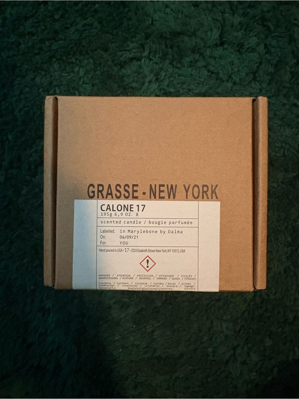 Le Labo - Calone 17 Scented Candle (Unused)